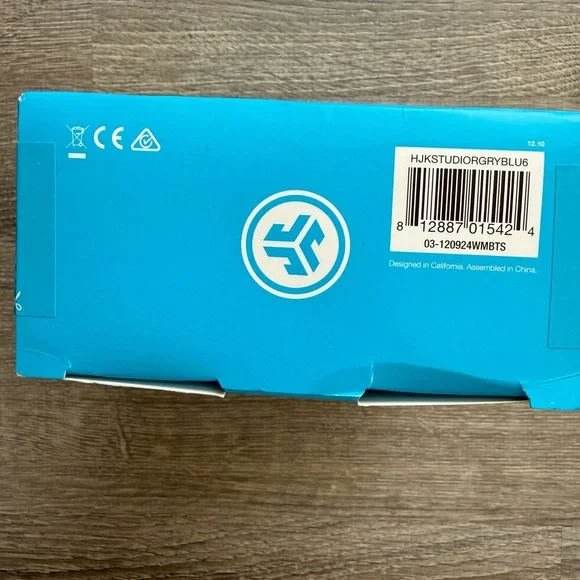 JLab JBuddies Studio On-Ear Kids Gray/Blue Wired Headphones Folding Adjustable - Picture 8 of 8